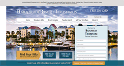 Desktop Screenshot of harborsideresorttimeshares.com