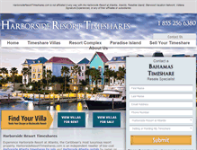 Tablet Screenshot of harborsideresorttimeshares.com